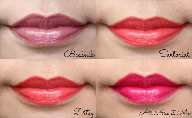 topshop lips lipstick swatches
