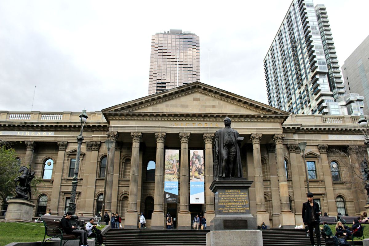 melbourne state of victoria library building