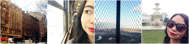 melbourne travel city buildings selfie view