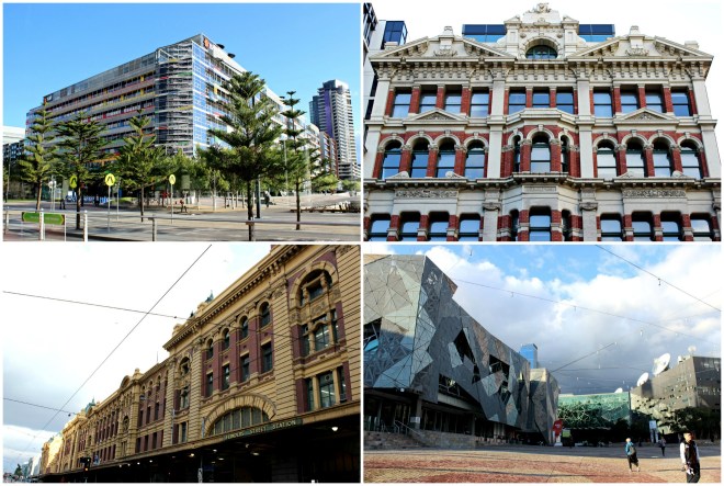 melbourne travel city docklands building architecture flinders street federation square
