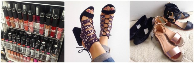 shoes makeup shopping haul