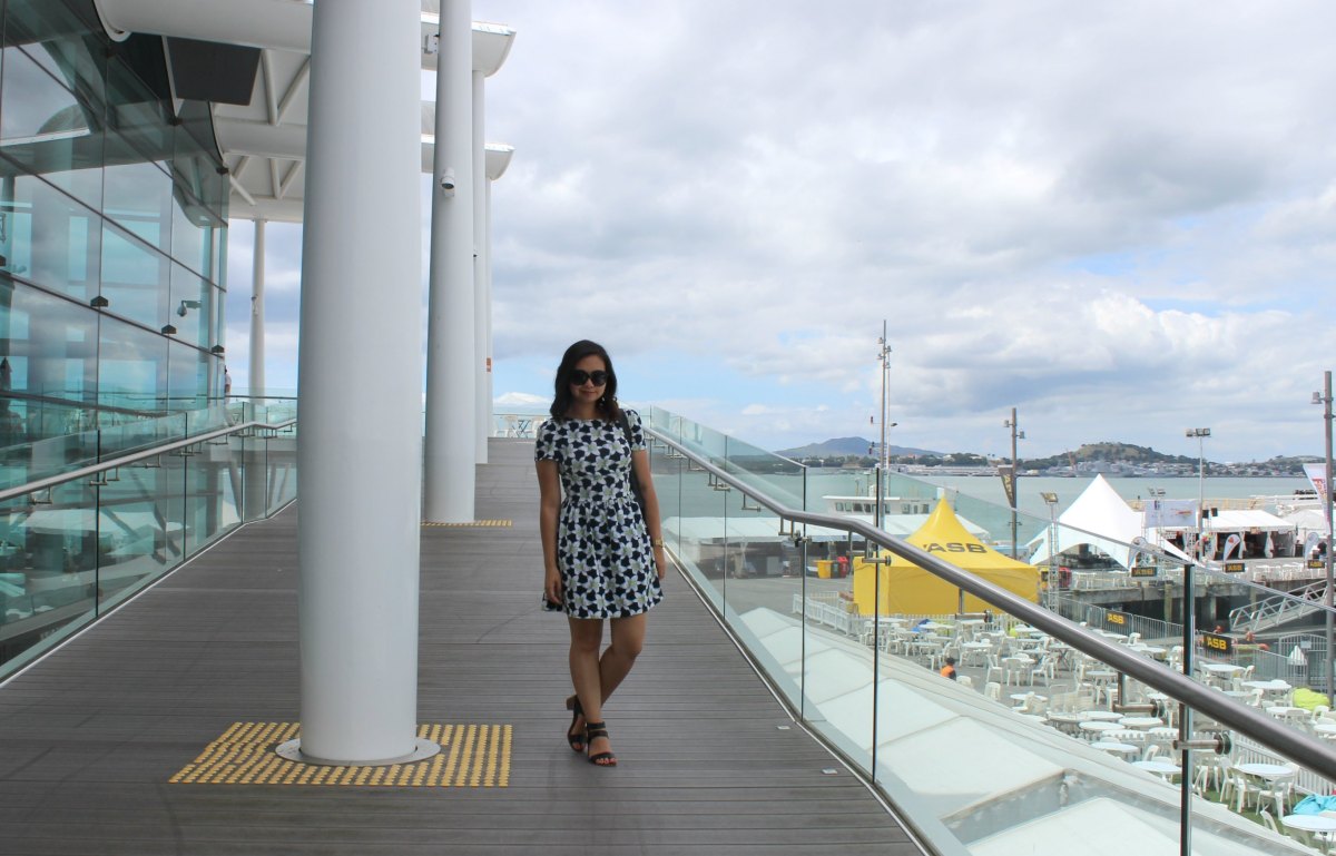 ootd outfit dress auckland seafood festival