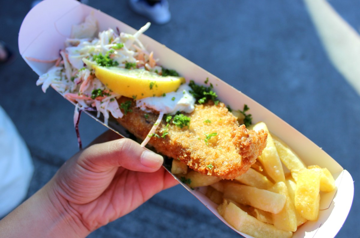 auckland seafood festival food fish and chips