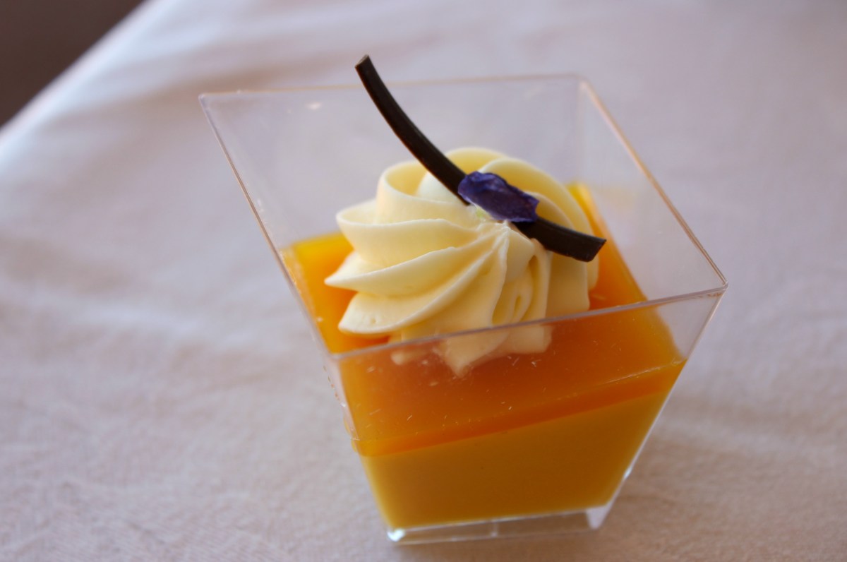 waipuna hotel high tea dessert mango pudding
