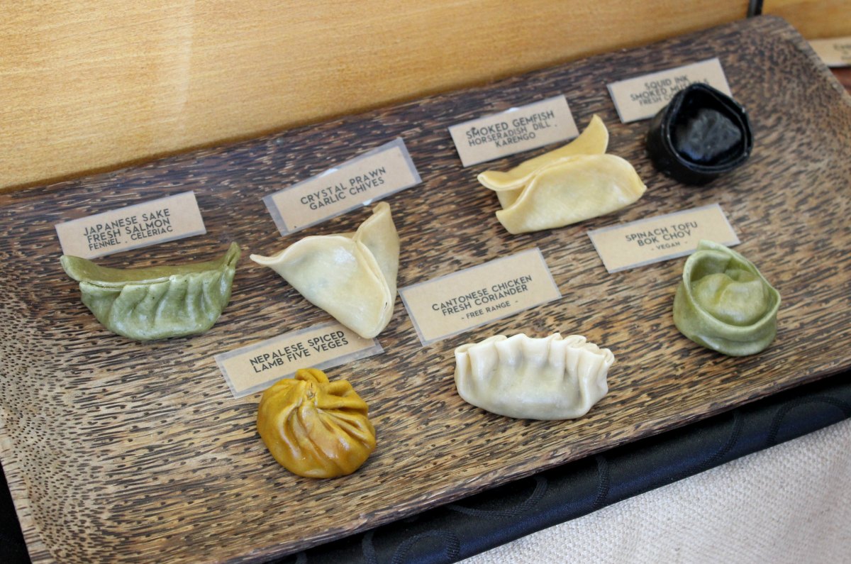 auckland seafood festival food dumplings