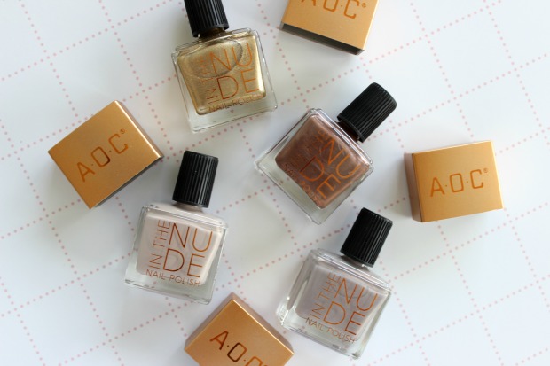 kmart aoc in the nude nail polishes set
