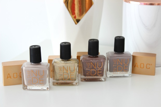 kmart aoc in the nude nail polishes