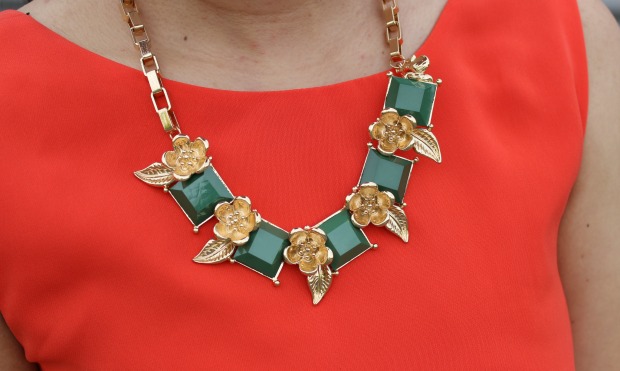 topshop floral necklace jewellery