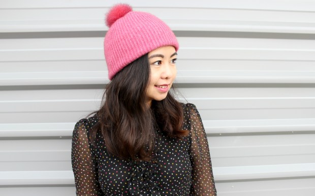 avoca pom pom beanie