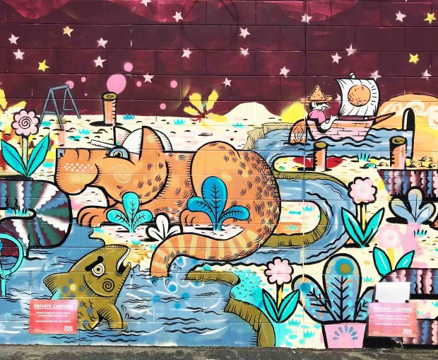 love grove lane mural